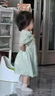 巴厘小豬女童短袖連衣裙夏季薄款小女孩公主裙兒童國(guó)風(fēng)衣服夏 綠底小鴨 100 cm 曬單實(shí)拍圖