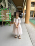 戴維貝拉（DAVE＆BELLA）兒童連衣裙童裝夏裝寶寶裙子公主裙女童國風(fēng)漢服 曬單實拍圖