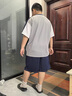 小豬托尼胖男童運(yùn)動(dòng)套裝兒童夏季短袖套裝加肥加大男大童套裝大碼童裝 曬單實(shí)拍圖
