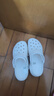 卡駱馳（crocs）經(jīng)典云朵Clog女沙灘洞洞鞋涼拖鞋206750 206750-100  37  曬單實(shí)拍圖