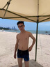 JCZS德國品牌泳褲泳衣男防尷尬男士泳褲平角2025新款速干大碼游泳 德國品質(zhì)·男人高奢-藍色幾何 L (建議體重80-110斤) 曬單實(shí)拍圖