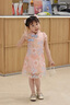 G.DUCKKIDS漢服女童連衣裙2025新款夏裝兒童旗袍夏季裙子洋氣女孩公主裙夏款 蝦粉色 140 建議身高130-135cm年齡9-10 曬單實拍圖