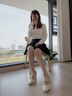 ZHR瑪麗珍鞋女優(yōu)雅粗高跟舒適單鞋女法式珍珠女鞋 BL377 米色 37  曬單實(shí)拍圖