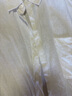 無(wú)印良品（MUJI）男式 漢麻水洗 長(zhǎng)袖襯衫 男士襯衣外套上衣男款夏季 男裝AC218A5S 白色 XL (180/104A) 曬單實(shí)拍圖
