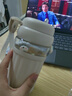 OQB德國玻璃杯女男士高顏值泡花茶杯子茶水分離耐高溫2025新款專 白色- 520ml 曬單實拍圖