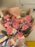 全棉時代兒童睡衣男女童雙層紗布家居套裝長袖長褲 花花音樂節 130  曬單實拍圖