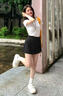 自由系運(yùn)動(dòng)裙褲女夏季新款高腰提臀假兩件訓(xùn)練短褲普拉提跑步健身瑜伽服 曬單實(shí)拍圖
