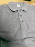 第五部落純棉T恤夏季廣告衫工作服定制印logo4S店企業(yè)工裝短袖POLO衫 【純棉POLO衫】麻灰 M 曬單實拍圖
