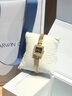 Darwin Core黛文珂dc小金屋手表女鑲鉆輕奢石英小方表小金表氣質(zhì)防水腕表 黑金 曬單實(shí)拍圖