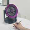 仙萌桌面小風(fēng)扇小型家用靜音辦公室桌usb充電風(fēng)扇長續(xù)航學(xué)生宿舍床夾式便攜空氣循環(huán)扇 【戴森紫】智能定時(shí)|多模式選擇 曬單實(shí)拍圖