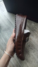 卡牧納皮鞋男百搭潮流男士豆豆鞋真皮軟底舒適鞋子男韓版時(shí)尚休閑男鞋 棕色 41 曬單實(shí)拍圖