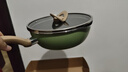 特福（Tefal）平底鍋煎蛋不粘鍋早餐煎鍋少油少煙燃氣灶電磁爐通用深煎鍋綠色 曬單實拍圖