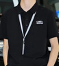 琴琴家問(wèn)界工作服t恤定制印logo夏季4s店汽車(chē)銷(xiāo)售維修保養短袖polo衫男 【冰氧棉涼感短袖】黑色 2XL 曬單實(shí)拍圖