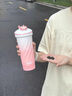 LHHW路汗威全自動攪拌杯不銹鋼保溫杯健身運動電動咖啡搖搖杯tritan 曬單實拍圖