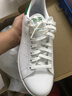 adidas STAN SMITH經(jīng)典運動(dòng)板鞋小白鞋男女阿迪達斯官方三葉草   白/綠(推薦選小半碼)   44 曬單實(shí)拍圖
