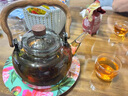 宣室堂玻璃提梁壺煮茶壺耐高溫加厚煮茶器電陶爐家用大容量保溫茶壺套裝 蘇仙黑+爐【升級(jí)數(shù)顯帶散熱扇】 曬單實(shí)拍圖