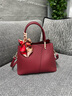 viney牛皮斜挎包包女包品牌紅色新娘婚包生日新年禮物送女友老婆 【紅色】高檔實(shí)用單肩托特包 輕奢大容量通勤百搭休閑手提包 曬單實(shí)拍圖