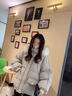 覓靚裳初中女生羽絨服大學(xué)生高中學(xué)生羽絨服女加厚秋冬裝新款冬天穿的韓 淺卡其色 2XL 曬單實(shí)拍圖