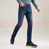 雅戈?duì)?褲子男士 2022秋冬季青年男商務(wù)休閑牛仔褲 VCXZ329951HWY 藍(lán)色 180/88A 曬單實(shí)拍圖