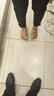 卓詩尼法式絕美涼鞋女外穿夏季仙女風(fēng)蝴蝶結(jié)拖鞋 銀色 37 曬單實(shí)拍圖