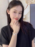 足銀手鐲女9999盤纏黃財神新國風實心純銀手鐲送女友閨蜜生日禮物 黃財神盤纏約30克 曬單實拍圖
