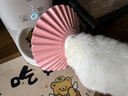 智宙 高檔伊麗莎白圈貓咪寵物頭套防舔脖圈防咬絕育狗狗軟恥辱圈布偶 伊麗莎粉+白圈【小碼】3~8斤 曬單實(shí)拍圖