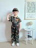 G.DUCKKIDS小黃鴨童裝兒童迷彩服套裝夏季中小學(xué)生短袖夏令營(yíng)服男女童軍訓(xùn)服 迷彩服 130 (建議120cm 8-9歲左右)cm 曬單實(shí)拍圖