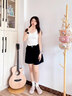 EXULL依思Q德訓(xùn)鞋女內(nèi)增高2025夏季新款網(wǎng)面透氣爆款厚底小白運(yùn)動(dòng)時(shí)尚阿甘鞋 米色 37 曬單實(shí)拍圖
