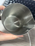 圓樂（circle joy） 咖啡拉花杯尖嘴拉花缸加厚304不銹鋼打奶泡杯 帶刻度350ML拉花杯 曬單實(shí)拍圖