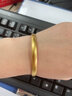 中國黃金（CHINA GOLD）黃金戒指女光面鉆紋米字螺紋足金素圈指環(huán)結(jié)婚520禮物送老婆女友 圈號16 約1g【國金禮盒】 曬單實(shí)拍圖