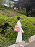 小野和子長(zhǎng)款修身防曬衣女夏季全身防紫外線冰絲運(yùn)動(dòng)防曬服 云紗白  M  曬單實(shí)拍圖
