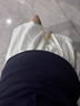 衣然呈品白色花苞半身裙女夏季2025新款寬松休閑蓬蓬短裙闊腿a字燈籠裙褲 白色 M 【建議90-110斤】 曬單實拍圖