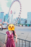 謎秀木耳邊V領(lǐng)收腰法式連衣裙女2025春季夏季新款女裝設(shè)計(jì)感中長(zhǎng)裙子 玫紅色 M 曬單實(shí)拍圖