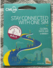 全球多地區流量卡CMLink4G5G140多國家地區通用SIM卡 1天 500MB-高速+低速不限量 曬單實(shí)拍圖