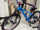 探路人土坡山地車(chē)自行車(chē)變速炸街120響花鼓26寸變速越野表演學(xué)生單車(chē) 自由藍【120響花鼓】 26英寸 曬單實(shí)拍圖