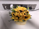 雙盟仿真花室內(nèi)假花藝盆栽life陶瓷盆向日葵客餐廳仿真植物裝飾擺件 曬單實拍圖