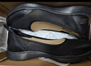 斯凱奇（Skechers）女鞋夏季時(shí)尚透氣淺口單鞋復(fù)古鞋子女低幫一腳蹬平底通勤鞋104199 全黑色/BBK 37.5 曬單實(shí)拍圖