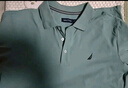 諾帝卡（NAUTICA）【大促爆款】男裝春夏新款棉氨珠地親膚帶彈短袖Polo男KO4111 藍綠色4AR L 曬單實拍圖