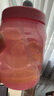 特百惠（Tupperware）吸吸罐550ml女生學生密封帶吸管水杯子夏季自制飲品奶昔 甜蜜粉 曬單實拍圖