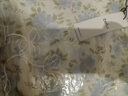 百圖betu女裝夏季新款連衣裙新中式V領(lǐng)碎花刺繡蕾絲連衣裙2405T65 淺藍(lán) L 曬單實(shí)拍圖