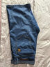 真維斯冰絲牛仔短褲男夏季薄款寬松大碼五分褲休閑中褲子男款馬褲 磨白藍 32 2尺5 曬單實(shí)拍圖