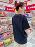 izzue IT像素貓咪短袖女純棉2025夏季新款圓領(lǐng)寬松休閑上衣時(shí)髦女T恤 曬單實(shí)拍圖