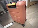新秀麗（Samsonite）拉桿箱大容量行李箱男女旅行箱 萬(wàn)向輪登機(jī)箱時(shí)尚抗壓 密碼箱 HG1 珊瑚粉 20英寸 曬單實(shí)拍圖
