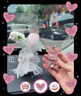 適用奔馳寶馬奧迪保時(shí)捷汽車(chē)高級感車(chē)載香薰空調出風(fēng)口裝飾品擺件 珠光粉出風(fēng)口【長(cháng)皇冠】 曬單實(shí)拍圖