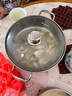 九陽 304不銹鋼火鍋鴛鴦鍋火鍋盆打邊爐涮羊肉鍋燃?xì)饷骰痣姶艩t通用 304不銹鋼丨清湯鍋CH531 28cm 曬單實(shí)拍圖