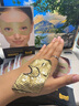 sakose凡士林視黃醇貴婦黃金眼膜共10片提拉緊致抗皺保濕淡化黑眼圈眼袋 曬單實(shí)拍圖
