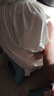 塵熙（ChelnlSeey）睡衣女公主可愛純色精梳棉睡裙女夏季薄款短袖大碼法式家居服 曬單實拍圖
