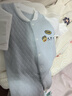 班杰威爾嬰兒衣服春秋季夾棉連體衣寶寶保暖哈衣爬服 保暖藍色2件裝 59碼 曬單實(shí)拍圖