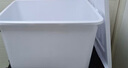 稻草熊加厚特大號收納箱衣服儲物箱棉被整理箱搬家打包玩具收納塑料箱子 北歐白Super大【88*64*57】-6滑輪 曬單實(shí)拍圖