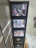 WAWJ手辦飾品展示柜帶鎖透明陳列展示架子小窄模型玩具盲盒收納儲(chǔ)物柜 【三面透明】5層40長(zhǎng) 曬單實(shí)拍圖